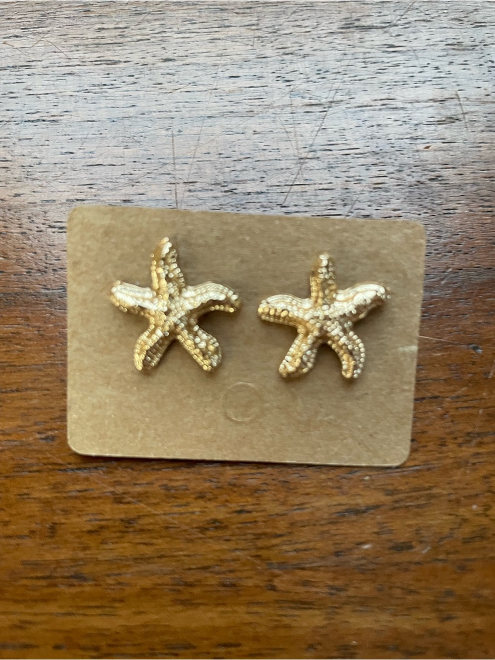 Bundle 3 /$12. Gold Tone Starfish Stud Earrings - Women Jewelry